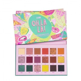 OH LALA GIRLS CAN 18 COLOR SHADOW PALETTE - LURE-CosmeticosCieloAzul-https://lurecosmetics.com/colle
